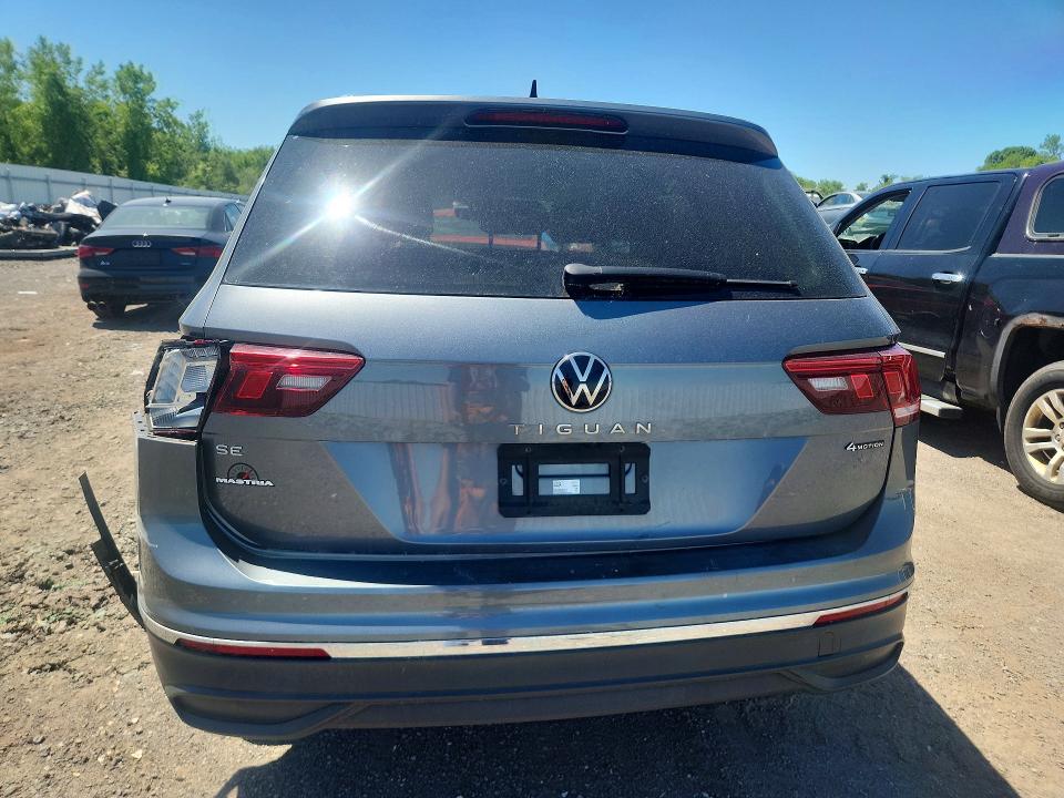 2022 Volkswagen Tiguan VIN 3VV2B7AX0NM030693 COPART salvage auction — SIDE, Ma - Cert Of Title-Salvage, sold $3,500 on 2026-09-02 (photo 6)