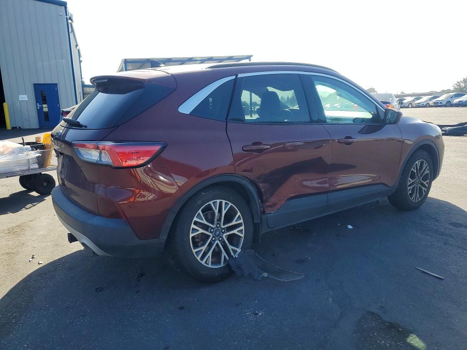 2021 Ford Escape VIN 1FMCU0H61MUA56940 COPART salvage auction — SIDE, Ca - Salvage Certificate, sold $2,650 on 2026-07-09 (photo 3)