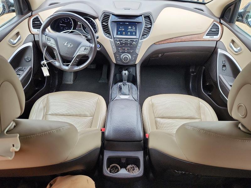 2017 Hyundai Santa fe VIN KM8SN4HF0HU187914 COPART salvage auction — HAIL, Il - Salvage Certificate, sold $3,300 on 2026-07-07 (photo 8)