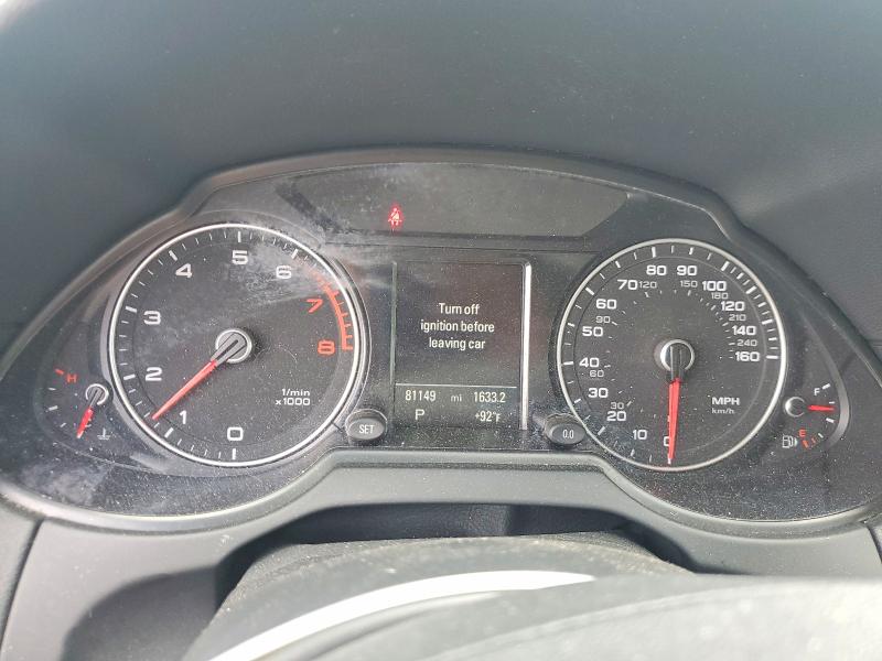 2015 Audi Q5 VIN WA1LFAFP5FA146882 COPART salvage auction — FRONT END, Nc - Salvage Certificate Of Title, sold $4,300 on 2026-08-12 (photo 9)