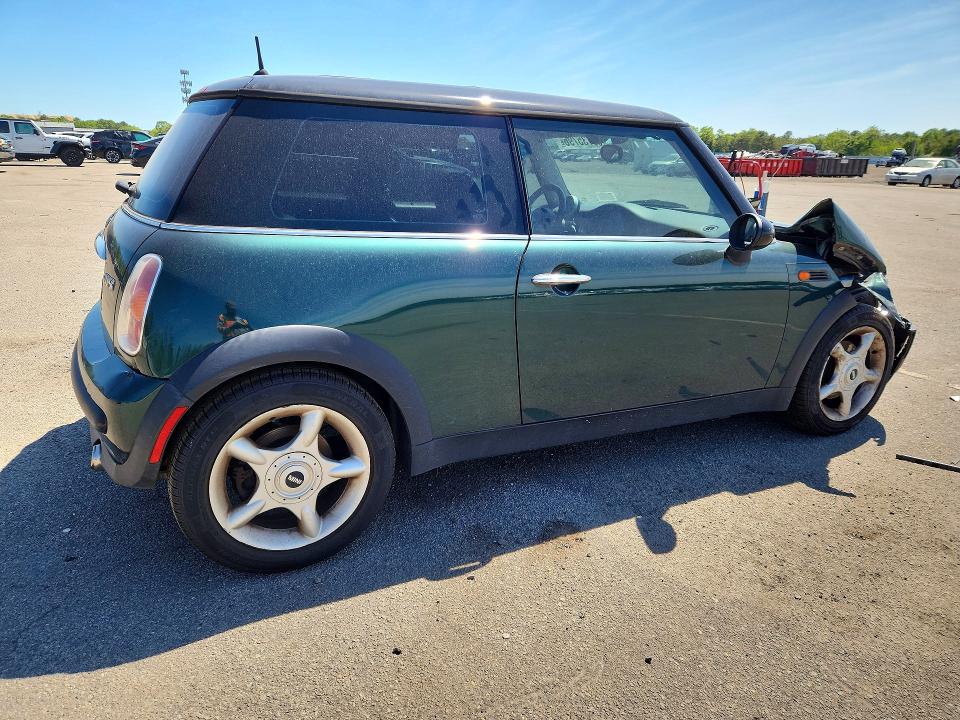 2003 Mini Cooper VIN WMWRC33413TC44094 COPART salvage auction — FRONT END, NY - MV-907A SALVAGE CERTIFICATE, sold $375 on 2026-07-20 (photo 3)