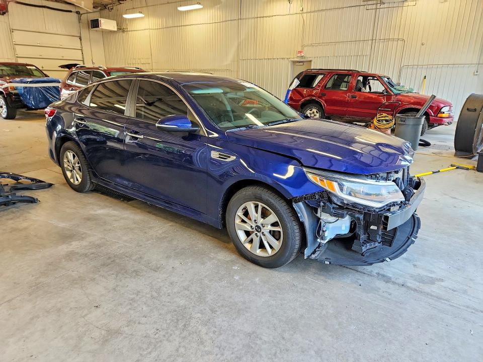 2018 Kia Optima VIN 5XXGT4L39JG230526 COPART salvage auction — FRONT END, Mn - Cert Of Title-Prior Salvage, sold $950 on 2026-07-21 (photo 4)