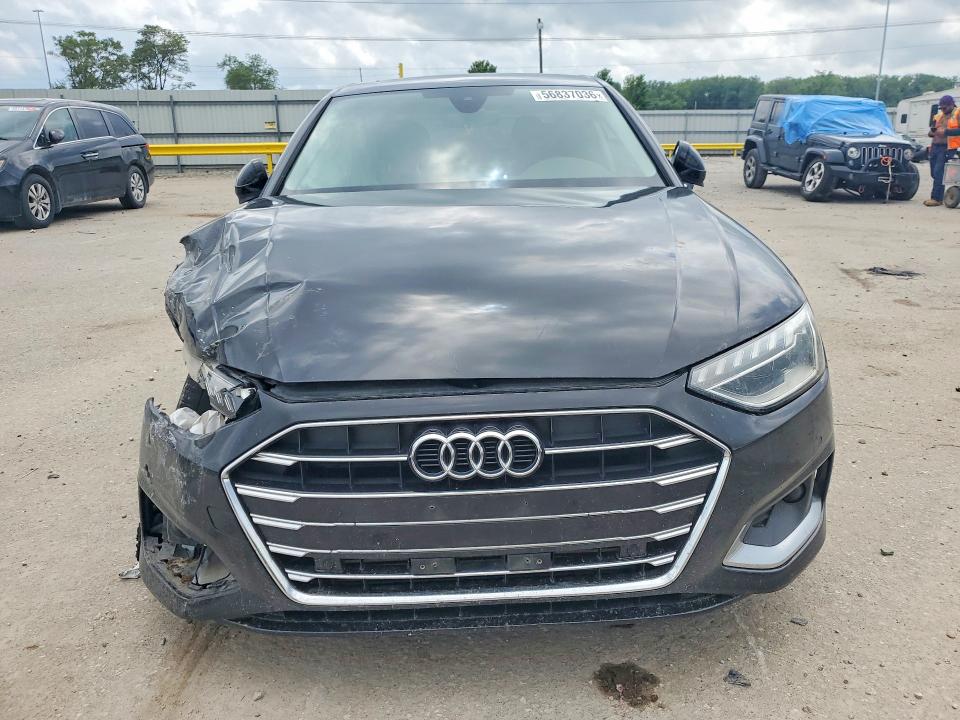 2020 Audi A4 VIN WAUHMAF4XLA042484 COPART salvage auction — FRONT END, Ia - Cert Of Title-Salvage Title, sold $4,750 on 2026-07-31 (photo 5)