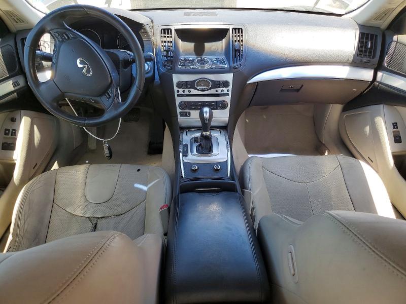 2013 Infiniti G37 VIN JN1CV6EK6DM922284 COPART salvage auction — VANDALISM, Ca - Salvage Certificate, sold $100 on 2026-07-30 (photo 8)