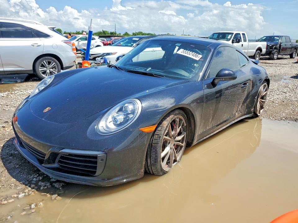 2019 Porsche 911 VIN WP0AB2A9XKS115400 COPART salvage auction — REAR END, Tx - Salvage Vehicle Title, sold $25,500 on 2026-07-30 (photo 1)