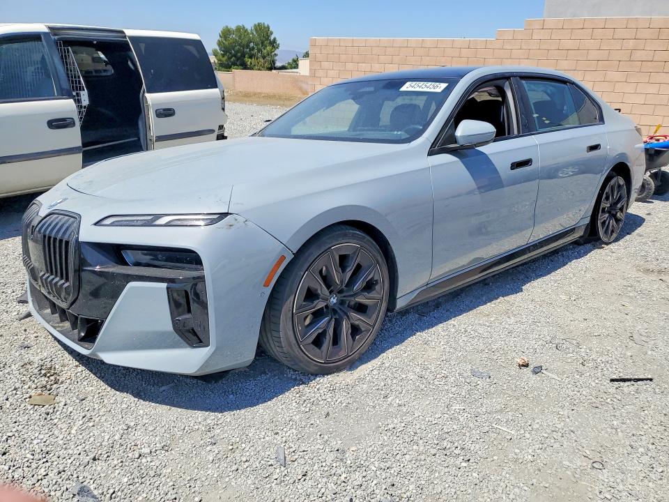 2025 BMW I7 VIN WBY43EJ00SCT29060 COPART salvage auction — SIDE, Ca - Salvage Certificate, sold $29,500 on 2026-07-08 (photo 1)
