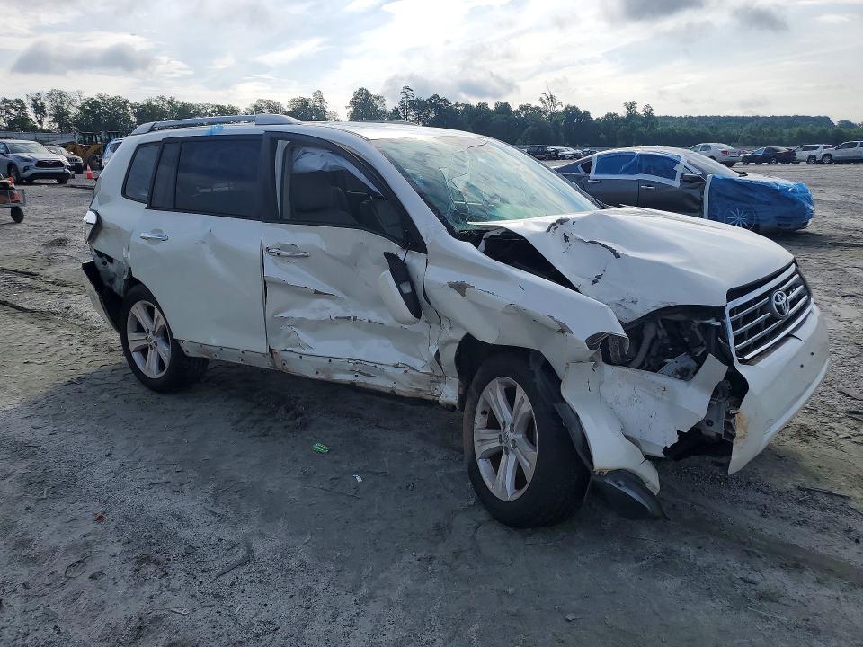 2009 Toyota Highlander VIN JTEES42A392123740 COPART salvage auction — FRONT END, Sc - Cert Of Title-Salvage, sold $850 on 2026-07-27 (photo 4)