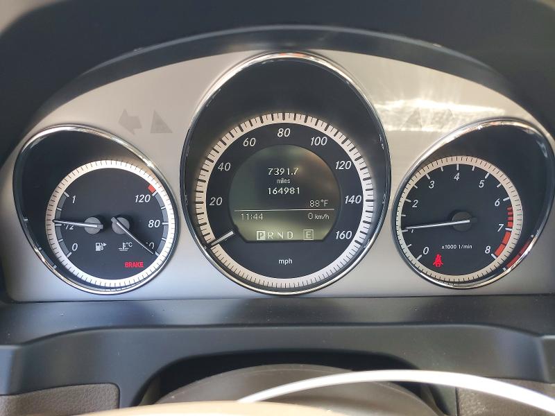 2011 Mercedes-benz C class VIN WDDGF5EB9BA458627 COPART salvage auction — REAR END, CA - SALVAGE CERTIFICATE, sold $1,200 on 2026-07-16 (photo 9)