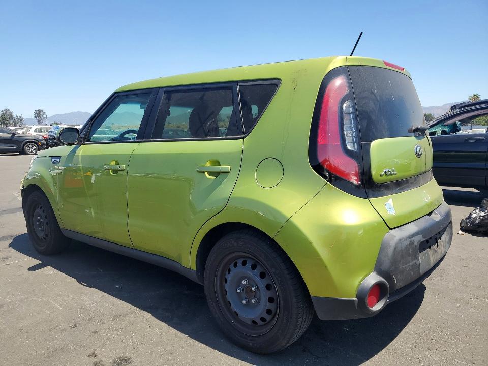 2015 Kia Soul VIN KNDJN2A23F7792498 COPART salvage auction — FRONT END, Co - Salvage Title, sold $1,300 on 2026-07-20 (photo 2)