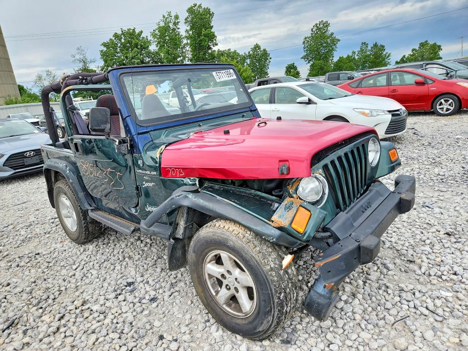 2000 Jeep Wrangler / VIN 1J4FA49S4YP787048 COPART salvage auction — SIDE, Mi - Dealer Only Clean Title, sold $350 on 2026-07-09 (photo 4)