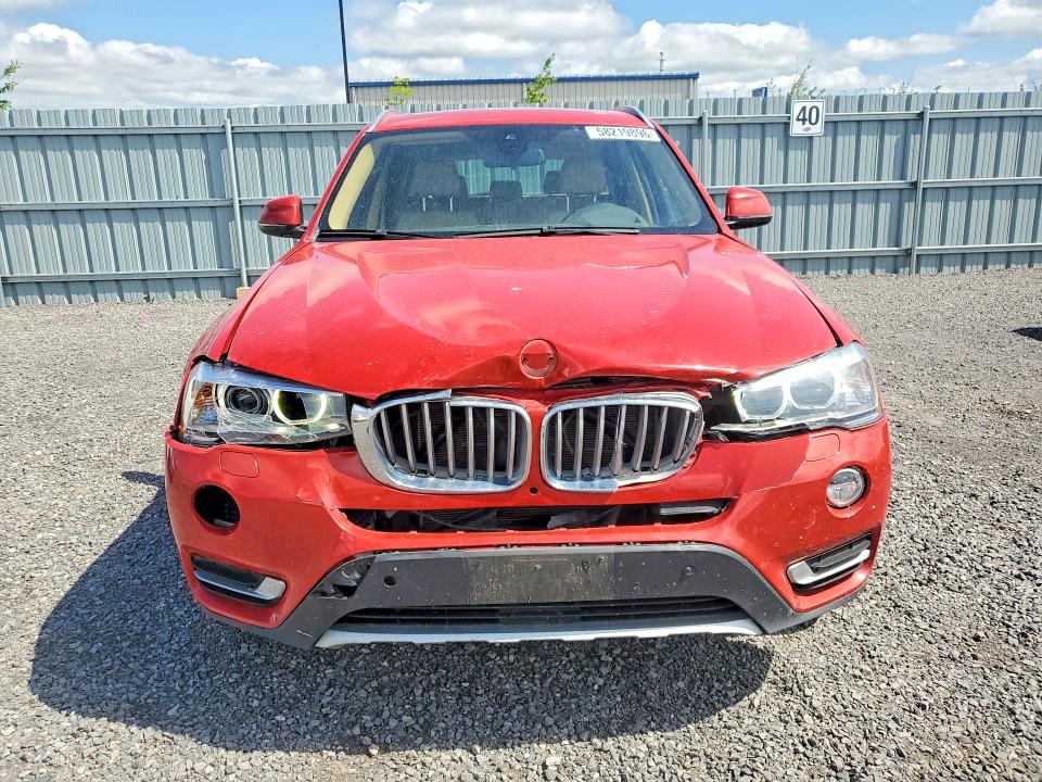 2015 BMW X3 VIN 5UXWY3C56F0E96749 COPART salvage auction — FRONT END, On - Permit Salvage, sold $4,300 on 2026-07-07 (photo 5)