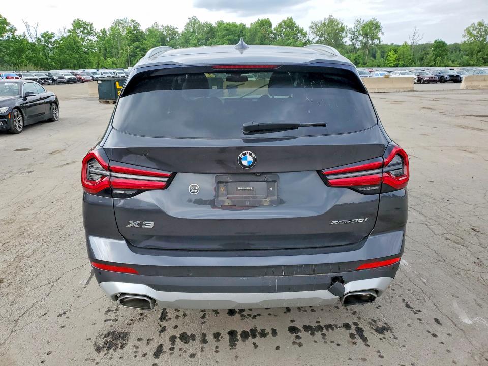 2022 BMW X3 VIN 5UX53DP02N9J01794 COPART salvage auction — FRONT END, Ny - Mv-907A Salvage Certificate, sold $4,800 on 2026-07-28 (photo 6)