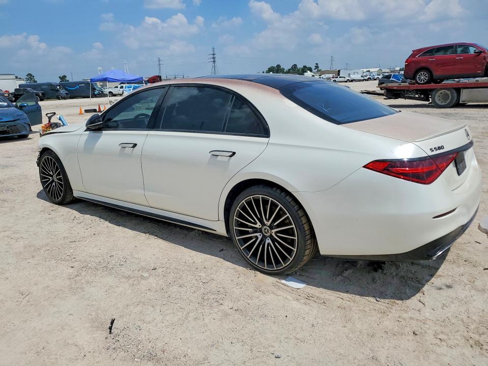 2021 Mercedes-benz S-klasse VIN W1K6G7GBXMA027329 COPART salvage auction — FRONT END, Tx - Salvage Vehicle Title, sold $17,400 on 2026-07-28 (photo 2)