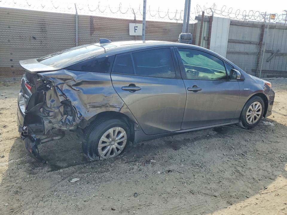 2021 Toyota Prius VIN JTDKAMFU2M3132690 COPART salvage auction — REAR END, CA - SALVAGE CERTIFICATE, sold $2,950 on 2026-07-16 (photo 3)