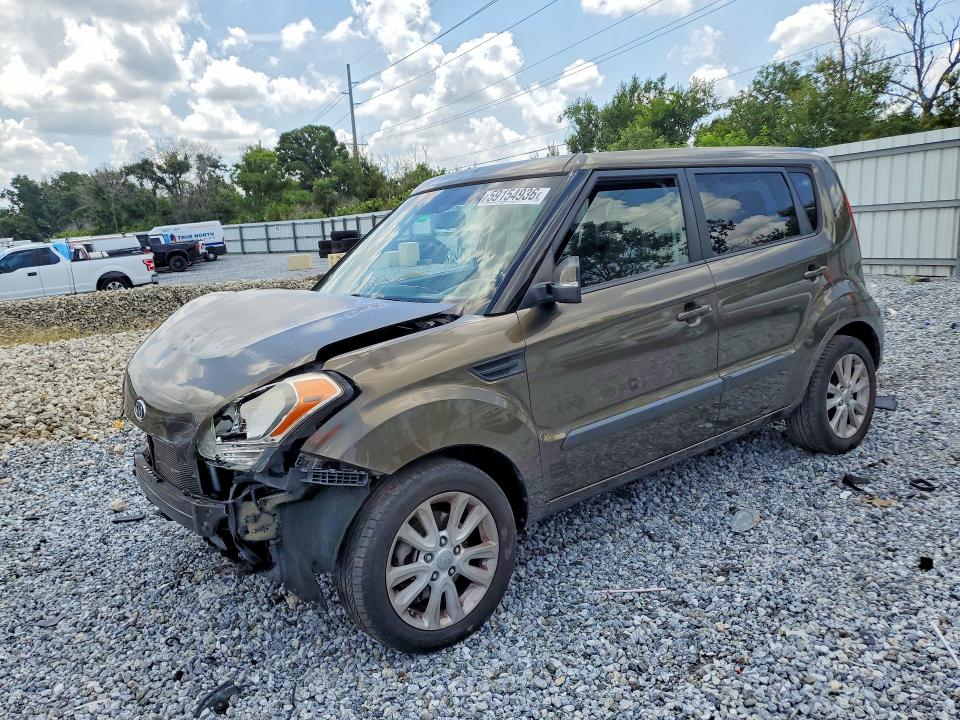 2012 Kia Soul VIN KNDJT2A6XC7365341 COPART salvage auction — FRONT END, Fl - Certificate Of Destruction, sold $15 on 2026-07-24 (photo 1)