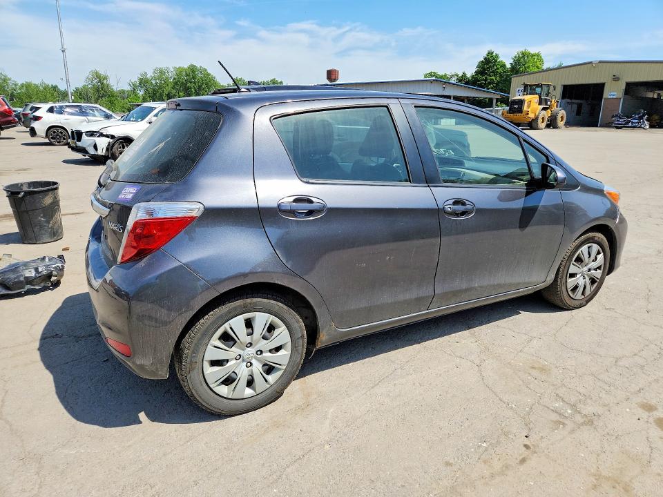 2014 Toyota Yaris VIN JTDKTUD36ED587395 COPART salvage auction — FRONT END, Ny - Mv-907A Salvage Certificate, sold $750 on 2026-07-14 (photo 3)