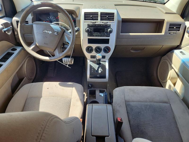 2008 Jeep Compass VIN 1J8FF47W68D713640 COPART salvage auction — FRONT END, PA - CERTIFICATE OF SALVAGE, sold $275 on 2026-07-02 (photo 8)