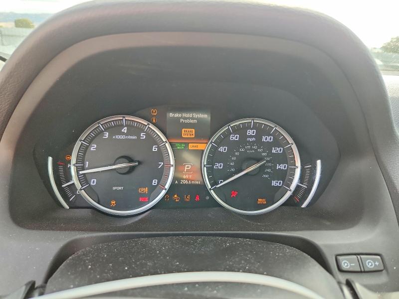 2015 Acura VIN 19UUB2F57FA001032 COPART salvage auction — REAR END, Ca - Salvage Certificate, sold $975 on 2026-07-02 (photo 9)