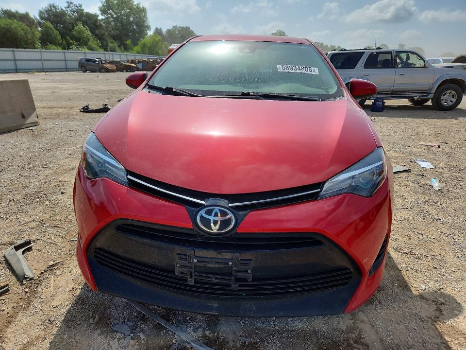 2017 Toyota Corolla VIN 5YFBURHE1HP666089 COPART salvage auction — REAR END, Il - Salvage Certificate, sold $2,550 on 2026-07-28 (photo 5)