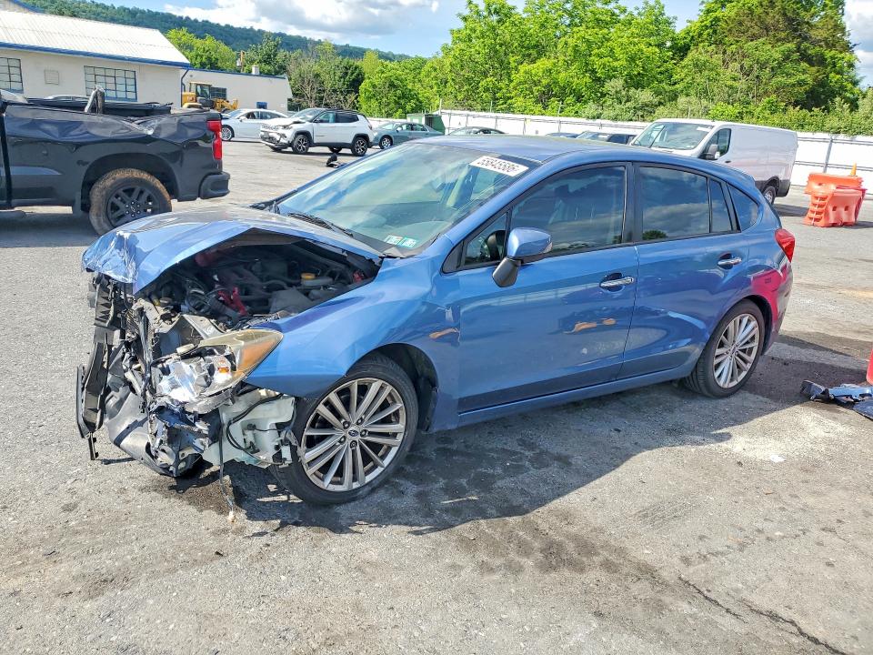 2015 Subaru Impreza VIN JF1GPAM68FH240086 COPART salvage auction — FRONT END, Pa - Certificate Of Salvage, sold $450 on 2026-07-14 (photo 1)