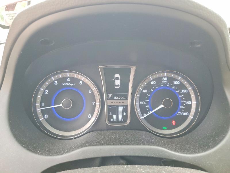 2014 Hyundai Azera VIN KMHFG4JG6EA351601 COPART salvage auction — FRONT END, Wv - Salvage Certificate, sold $625 on 2026-07-09 (photo 9)