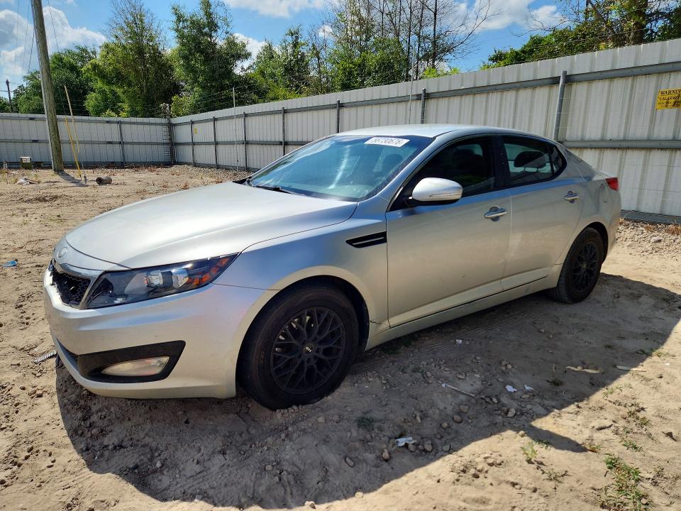 2013 Kia Optima VIN KNAGM4A74D5335869 COPART salvage auction — FRONT END, Fl - Cert Of Title Slvg Rebuildable, sold $400 on 2026-07-10 (photo 1)