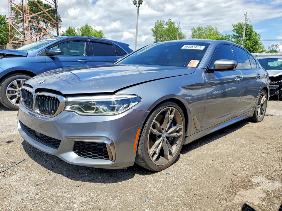2018 BMW M5 VIN WBAJB9C5XJB035853 COPART salvage auction — REAR END, Il - Certificate Of Title, sold $13,200 on 2026-07-27 (photo 1)
