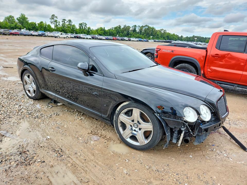 2008 Bentley Continental VIN SCBCP73W28C053149 COPART salvage auction — WATER/FLOOD, TX - SALVAGE TITLE-FLOOD DAMAGE (P), sold $7,700 on 2026-07-06 (photo 4)