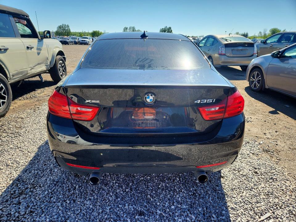 2016 BMW 4 series VIN WBA3R5C51GK374605 COPART salvage auction — SIDE, ON - PERMIT NO BRAND - UNFIT, sold $2,100 on 2026-07-21 (photo 6)