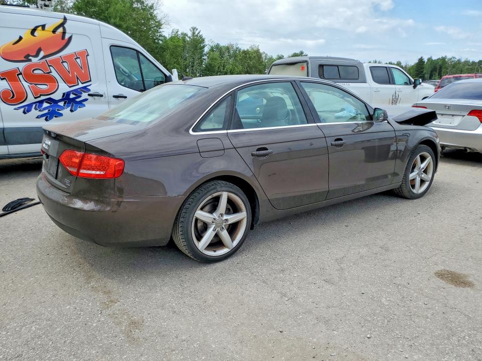 2011 Audi A4 VIN WAUFFCFL2BA101997 COPART salvage auction — FRONT END, ON - PERMIT SALVAGE, sold $300 on 2026-07-23 (photo 3)