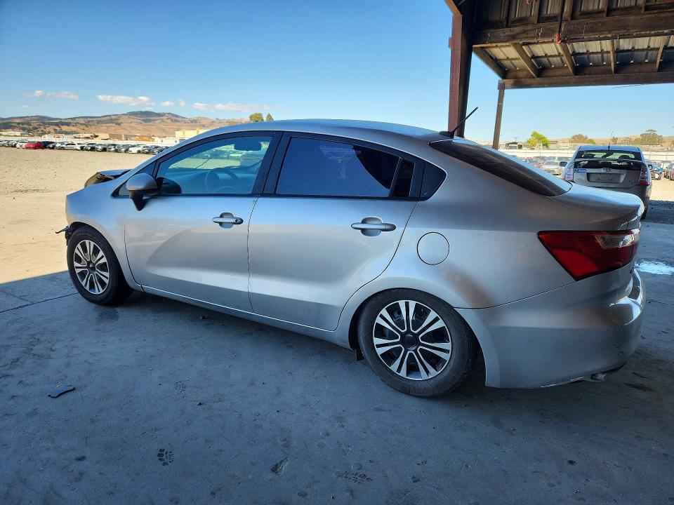 2016 Kia Rio VIN KNADM4A34G6637063 COPART salvage auction — FRONT END, CA - SALVAGE CERTIFICATE, sold $550 on 2026-07-16 (photo 2)