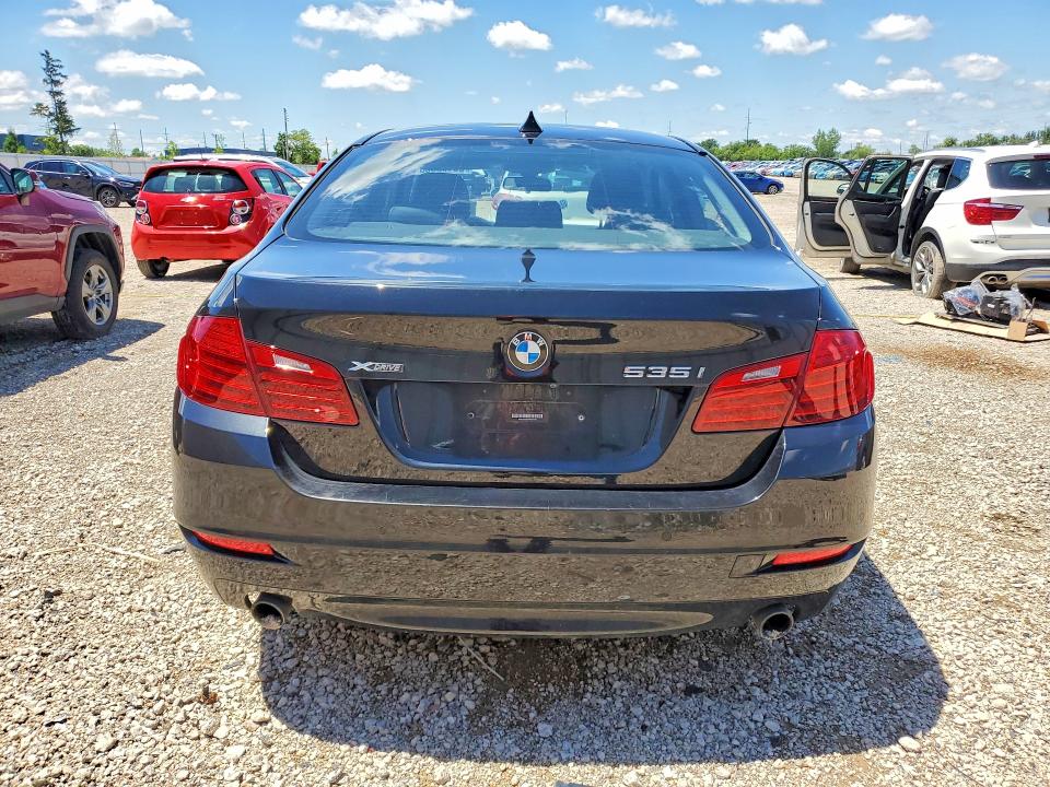 2015 BMW 5er VIN WBA5B3C54FD543729 COPART salvage auction — WATER/FLOOD, Ia - Cert Of Title-Salvage Title, sold $1,050 on 2026-07-22 (photo 6)