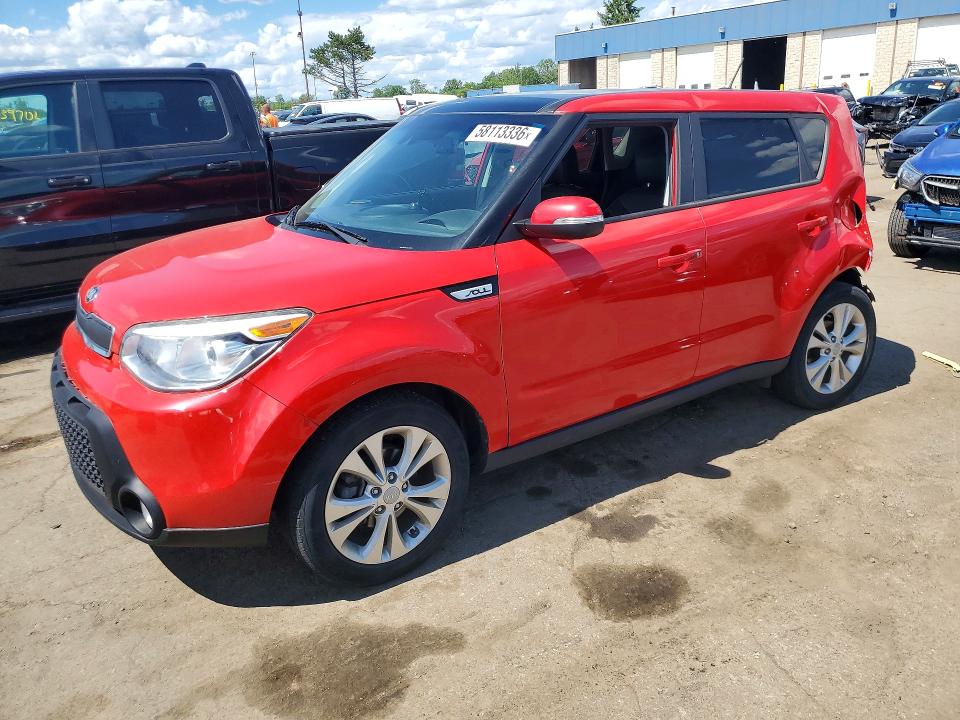2016 Kia VIN KNDJX3A55G7865091 COPART salvage auction — REAR END, Mi - Certificate Of Title, sold $300 on 2026-07-28 (photo 1)
