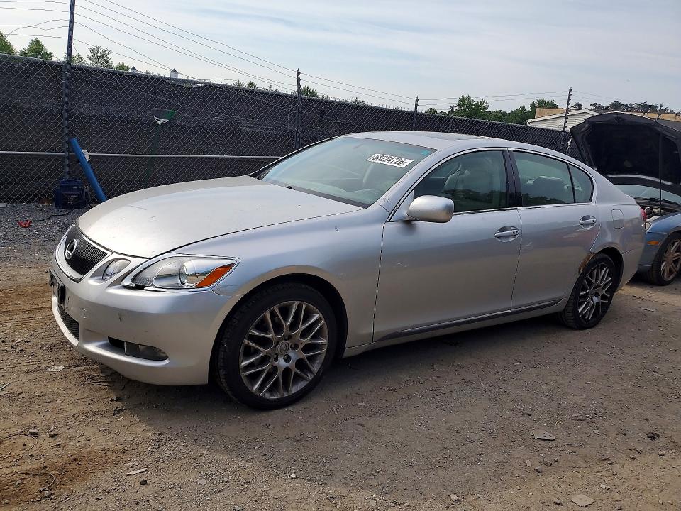 2006 Lexus Gs 300 VIN JTHCH96S260001502 COPART salvage auction — SIDE, Dc - Cert Of Title-Clear,Slvg Histo, sold $600 on 2026-07-09 (photo 1)