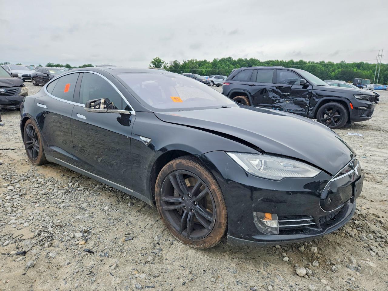 2013 Tesla Model S VIN 5YJSA1CN3DFP26350 COPART salvage auction — Front End, GA - CERTIFICATE OF TITLE (P), sold $525 on 2026-07-01 (photo 4)