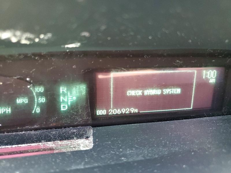 2011 Toyota Prius VIN JTDKN3DU7B0287297 COPART salvage auction — HAIL, Il - Salvage Certificate, sold $1,100 on 2026-07-31 (photo 9)