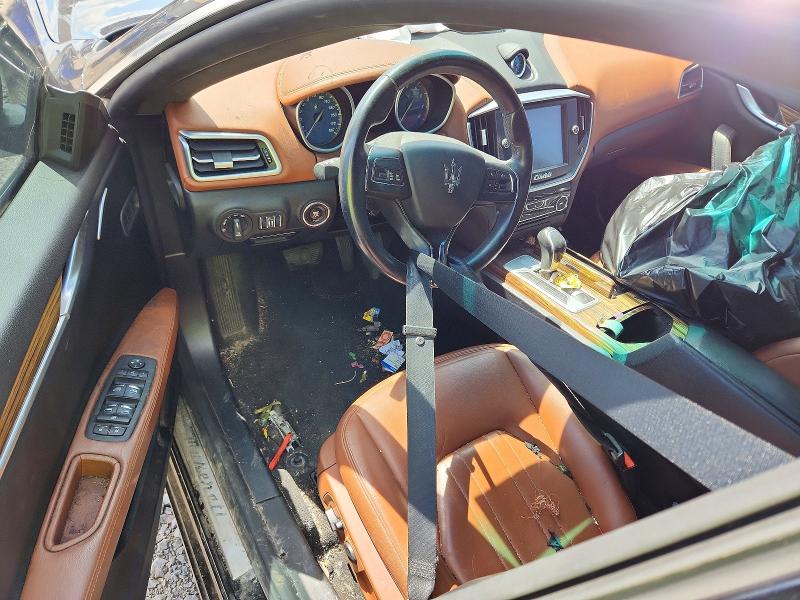 2016 Maserati Ghibli VIN ZAM57RTA6G1174987 COPART salvage auction — VANDALISM, Pa - Cert Of Salvage-Theft, sold $60 on 2026-07-29 (photo 8)