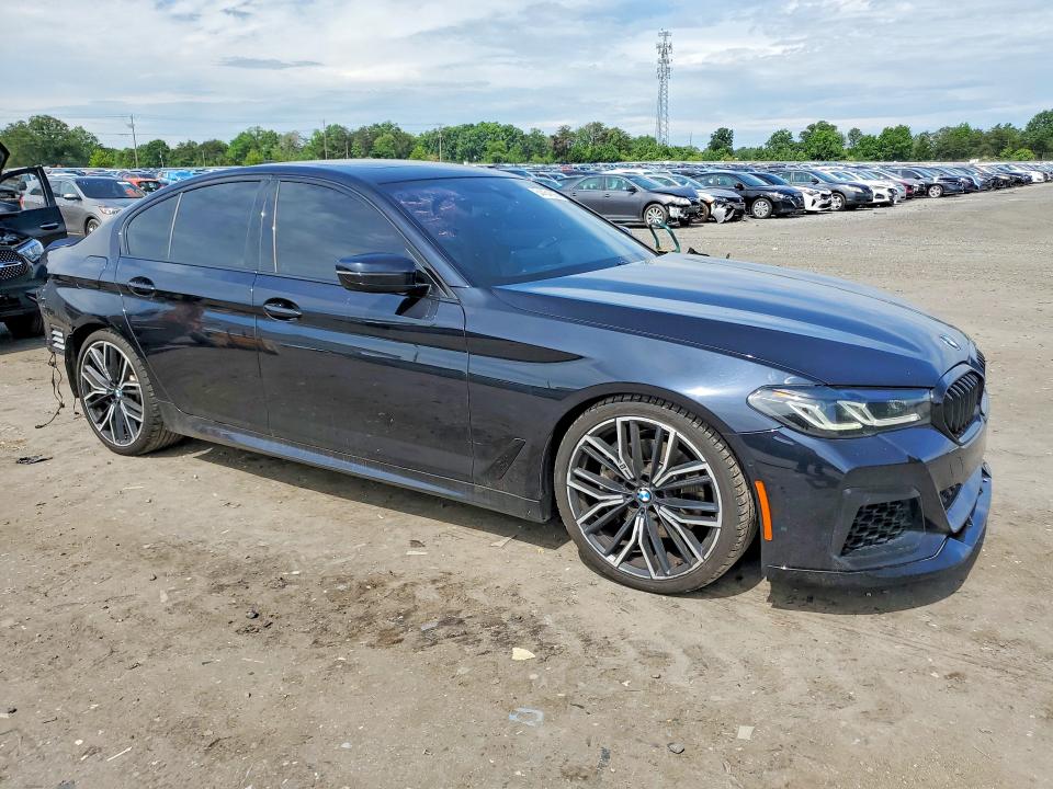 2022 BMW 5er VIN WBA53BJ09NWX46715 COPART salvage auction — REAR END, Va - Cert Of Title - Salvage, sold $21,400 on 2026-07-15 (photo 4)