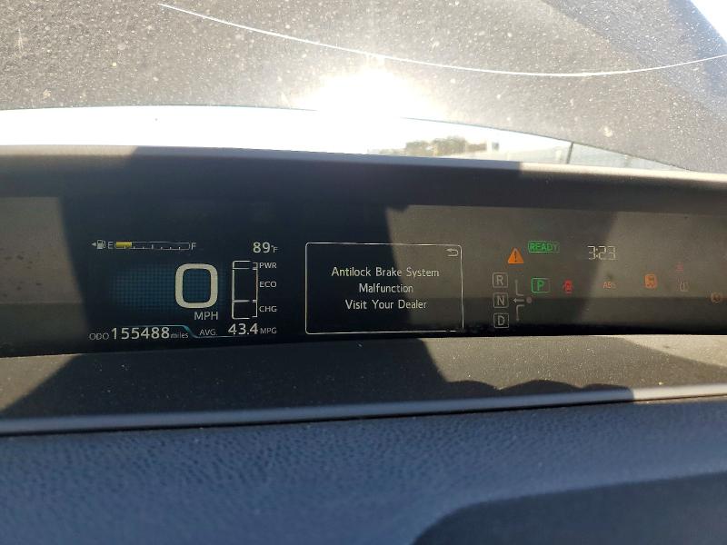 2017 Toyota Prius VIN JTDKBRFU8H3028088 COPART salvage auction — FRONT END, Ca - Salvage Certificate, sold $2,150 on 2026-07-14 (photo 9)