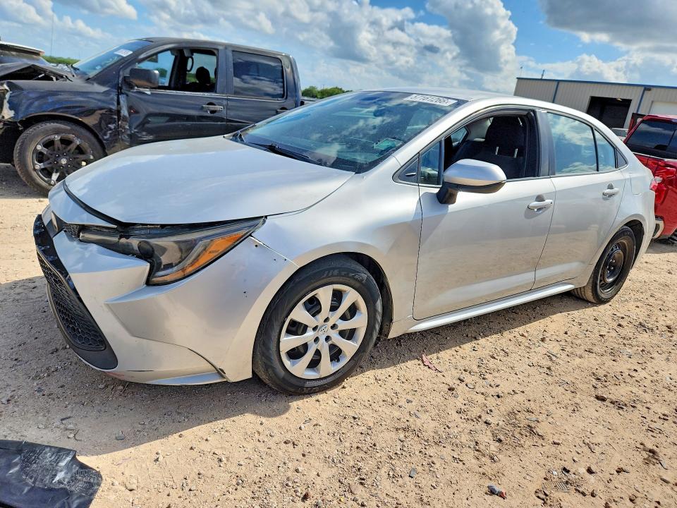 2020 Toyota Corolla VIN 5YFEPRAE6LP076090 COPART salvage auction — FRONT END, Tx - Certificate Of Title (P), sold $7,400 on 2026-07-07 (photo 1)