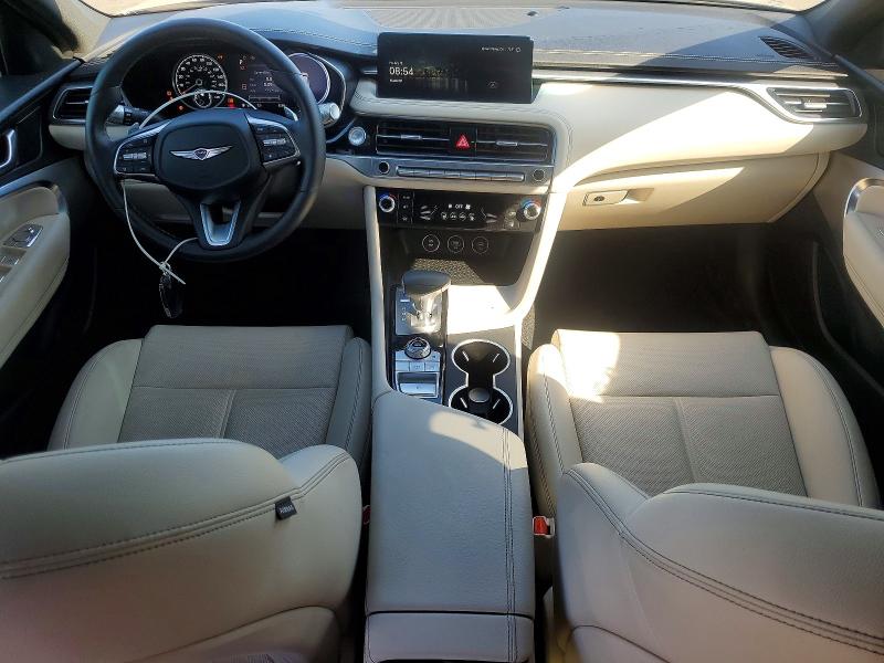 2026 Genesis G70 VIN KMTG14SC5TU161579 COPART salvage auction — FRONT END, Ca - Salvage Certificate, sold $9,500 on 2026-07-27 (photo 8)