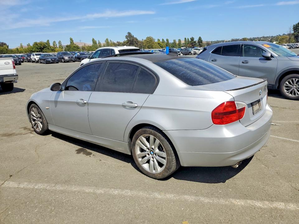 2007 BMW 3 series VIN WBAVC53567FZ70182 COPART salvage auction — FRONT END, CA - SALVAGE CERTIFICATE, sold $350 on 2026-07-17 (photo 2)