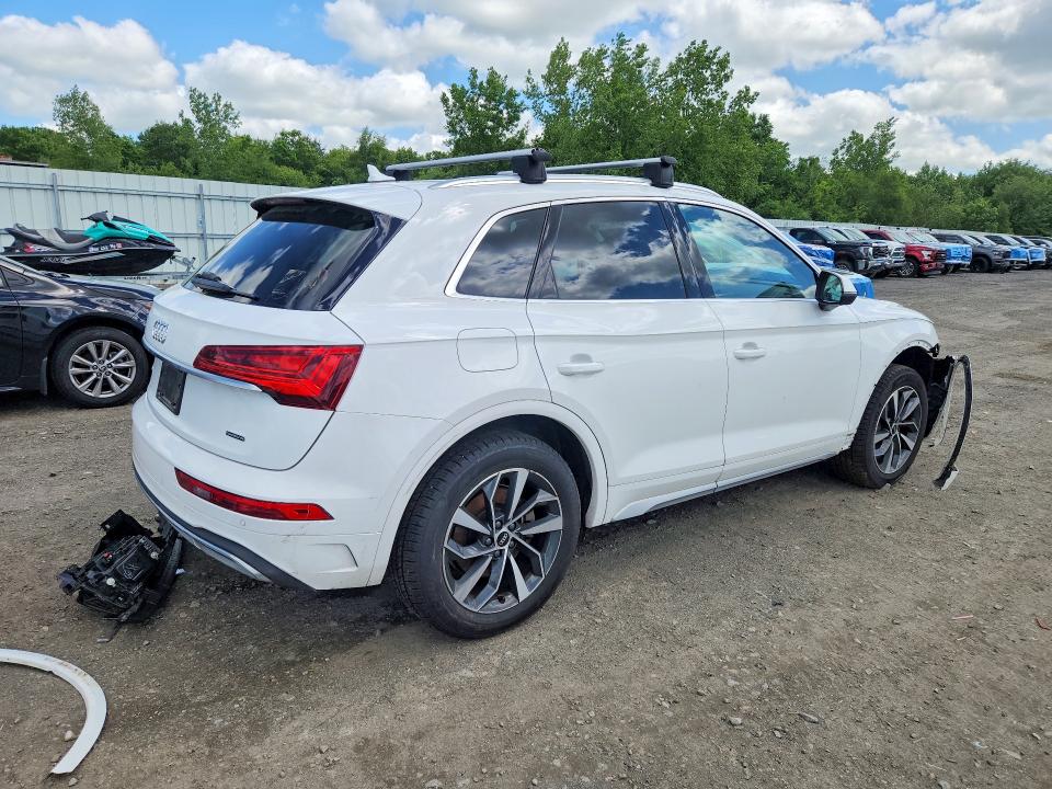 2021 Audi VIN WA1BAAFY8M2068978 COPART salvage auction — FRONT END, Ma - Cert Of Title-Salvage, sold $12,500 on 2026-07-08 (photo 3)