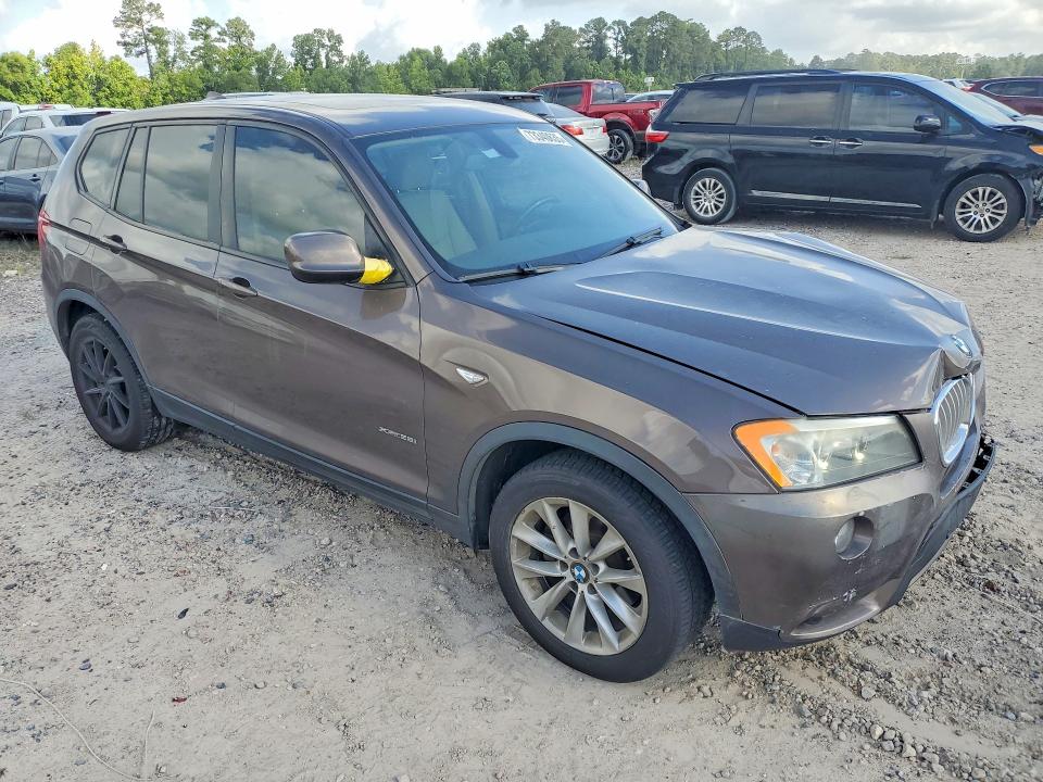2013 BMW X3 VIN 5UXWX9C50D0A26493 COPART salvage auction — FRONT END, TX - SALVAGE VEHICLE TITLE, sold $500 on 2026-07-31 (photo 4)
