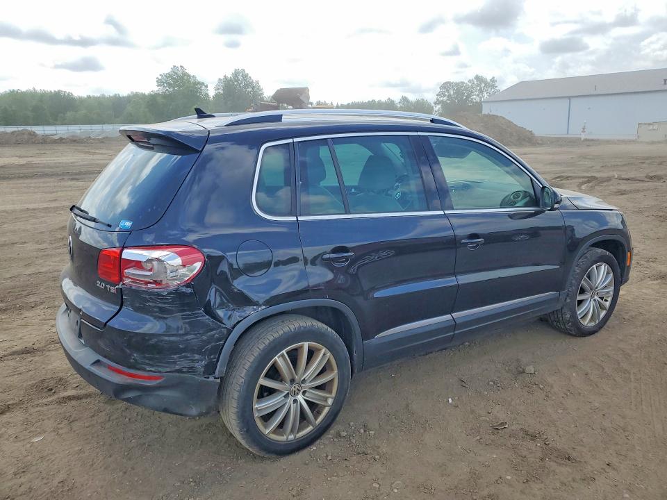 2014 Volkswagen Tiguan VIN WVGAV3AXXEW538594 COPART salvage auction — REAR END, Oh - Cert Of Title-Salvage, sold $525 on 2026-07-20 (photo 3)