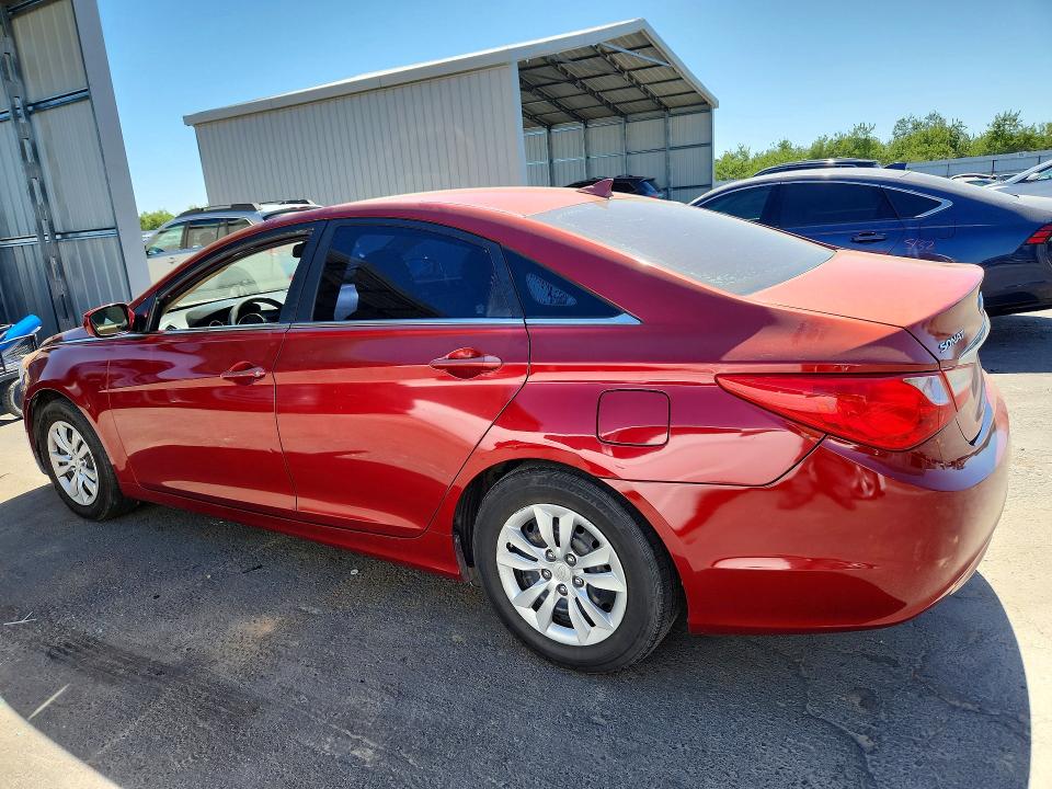 2013 Hyundai Sonata VIN 5NPEB4ACXDH563078 COPART salvage auction — VANDALISM, CA - SALVAGE CERTIFICATE, sold $975 on 2026-07-16 (photo 2)