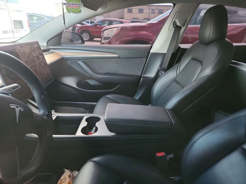 2022 Tesla VIN 5YJ3E1EB5NF246453 COPART salvage auction — FRONT END, Tx - Salvage Vehicle Title, sold $7,700 on 2026-07-09 (photo 7)