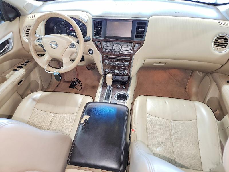 2015 Nissan Pathfinder VIN 5N1AR2MMXFC604399 COPART salvage auction — STRIPPED, CT - CERTIFICATE OF TITLE, sold $450 on 2026-07-09 (photo 8)