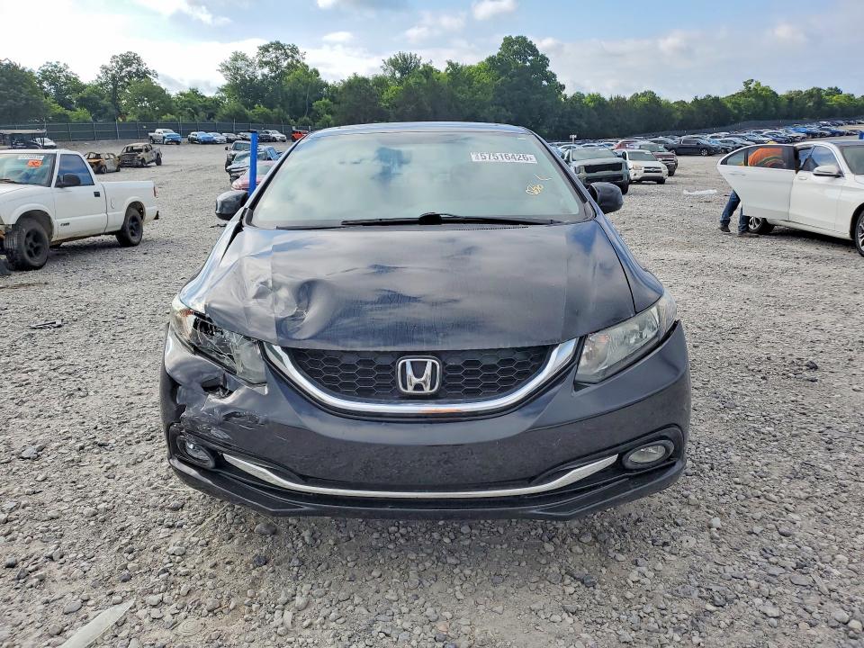2013 Honda Civic VIN 19XFB2F9XDE239395 COPART salvage auction — FRONT END, Tn - Salvage Certificate, sold $3,550 on 2026-07-02 (photo 5)