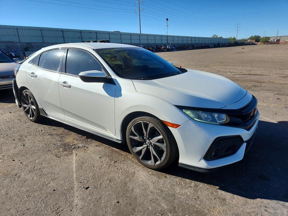 2018 Honda Civic VIN SHHFK7H43JU236521 COPART salvage auction — REAR END, NM - CERT OF TITLE-SALVAGE, sold $300 on 2026-07-30 (photo 4)